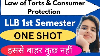 Law of Torts\u0026 Consumer Protection|One Shot|LLB 1st Semester| इससे बाहर कुछ नहीं