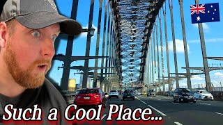 American Reacts to 4K Sydney, Australia Drive Through City Centre