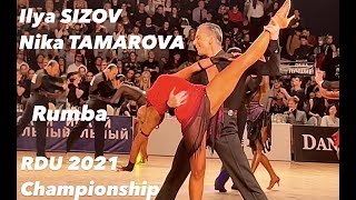 Ilya Sizov - Veronika Tamarova | RDU Championship 2021 | Amateur | Rumba | WDC