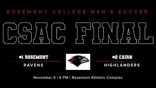 Men's Soccer: Ravens vs. Cairn University | CSAC Final