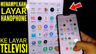 CARA MIRRORING/MENAMPILKAN LAYAR HANDPHONE DI TELEVISI‼️