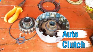 How To Install Automatic Clutch On MD 90cc Bike | Motorcycle Automatic Clutch System | Nithu E-Tech