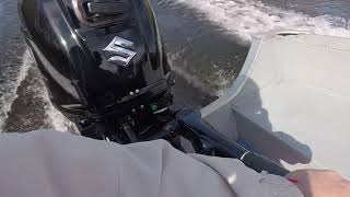 2019 Suzuki DF25A. Prop Testing 12 Pitch Solas Amita. Plenty of Power....(Terrible results)