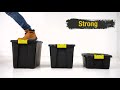 heavy duty plastic storage boxes