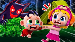 Monsters In The Dark 😱👻👿 - Funny kids Song | More Nursery Rhymes & Baby Song