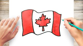 How to Draw The National Flag of Canada