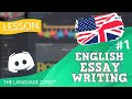 Writing Essay in English #1 - The Language Zone™