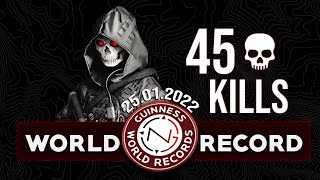*NEW* WORLD RECORD 45 KILLS in WARZONE CALDERA (SOLO VS SOLO)