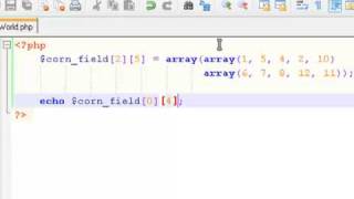 PHP 19 - Multidimensional arrays Tutorial