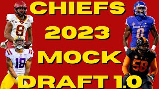 2023 KANSAS CITY CHIEFS 7 ROUND MOCK DRAFT 1 0 | The Sports Brief Podcast