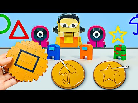 Lego MUKBANG : Honeycomb Candy Challenge Desserts - Stop Motion & ASMR Video