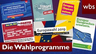 Europawahl - Was steht in den Wahlprogrammen? | Rechtsanwalt Christian Solmecke