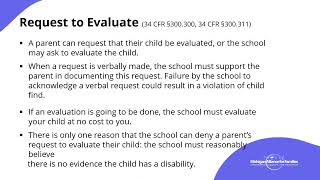 Special Education Evaluation and Eligibility - Michigan Alliance for Families