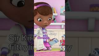 Doc McStuffins tells Sir Kirby that it's time for a bath 🛁 DocMcStuffins DisneyJr