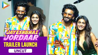 Jayeshbhai Jordaar Official Trailer Launch Uncut | Ranveer Singh | Shalini Pandey | YRF