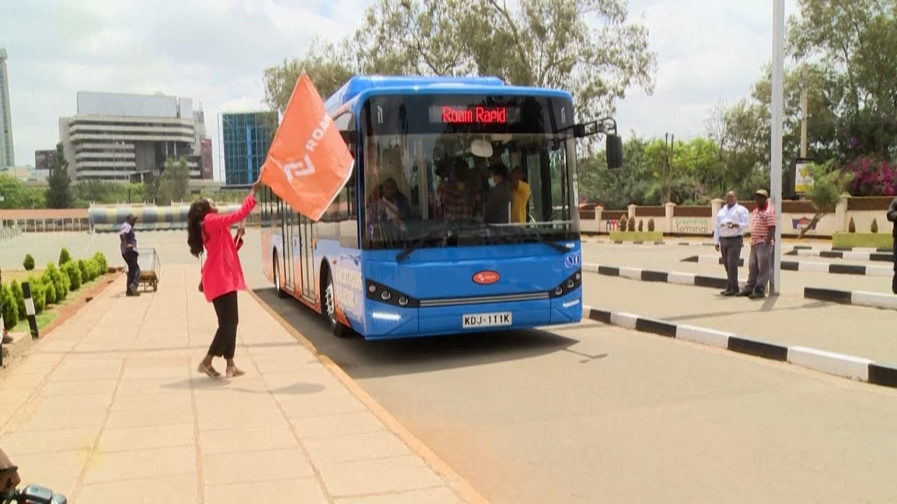 Kenya Debuts Electric Bus In Clean Energy Push - YouTube