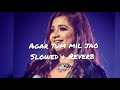 Agar tum mil jao || Lofi version || Slowed + Reverb || Shreya Ghoshal || Zeher || Full audio song