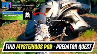 How to unlock Predator Banner - Find Mysterious Pod in Fortnite - Predator Quest