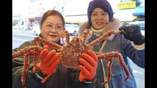 日本東京.北海道~DAY-10~根室場外市場吃帝王蟹 →北海道開拓之村→新札幌車站若雞時代→AEON