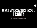 What Makes a Successful Team?