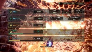 MHW 歴戦王マムタロト狂乱状態追跡レベル1大角破壊3回目