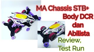 29| #tamiya #mini4wd  MA Chassis Buat STB / STB + , Menggunakan body Abilysta dan DCR 01.