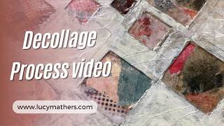 Collage and decollage process video #decollage #décollage #collage