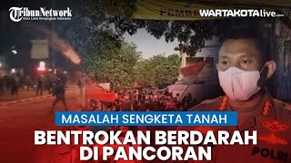 Bentrok Pecah di Pancoran, Saling Lempar Batu dan Bom Molotov, Diduga terkait Penggusuran