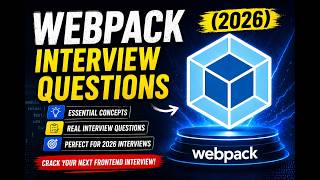 "Explain Webpack" – Perfect Interview Answer (HMR, Code Splitting, Tree Shaking)