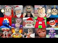 SPEED RUN EVERY Obby ESCAPE from Evil Santa Barry, Mr. Nightmare, School, Prison, Gran and Mr Funny