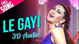 Le Gayi Le Gayi | Dil to pagal hai | Karan Nawani | Song | 3D Audio | DG Wynks