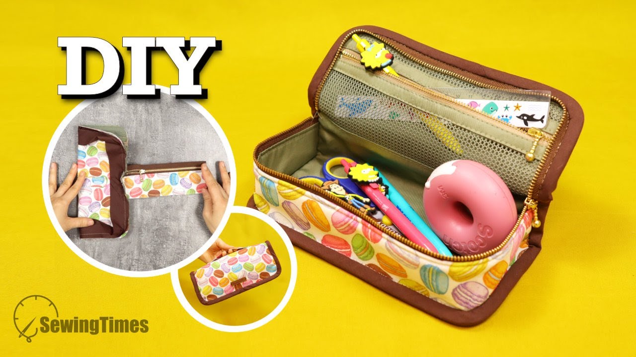 Diy Daily Pen Pouch рџ Large Capacity Pencil Case Tutorial Youtube