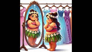 Puteri Moana OTW Glowup #disney #glowup #princess #shorts