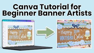 New to banner painting? This is the FIRST Canva tutorial you need!