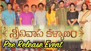 Srinivasa Kalyanam Pre Release Event || Nithiin || Raashi Khanna || TeluguOne