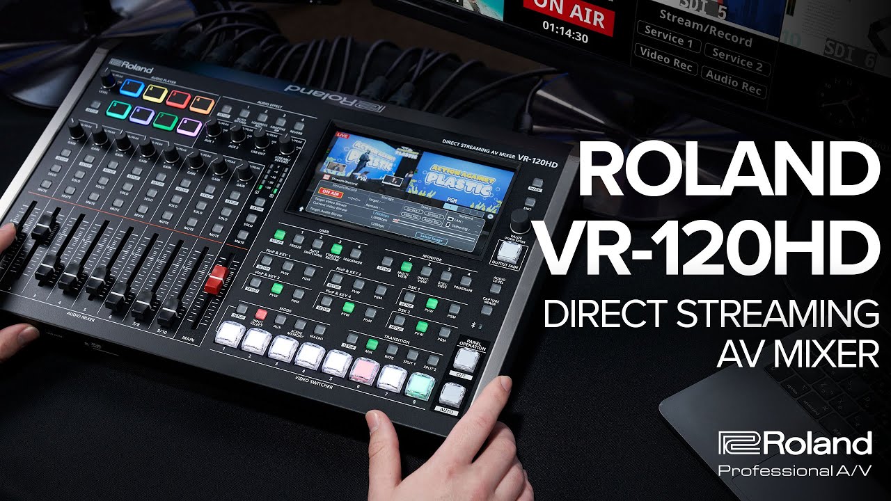 Introducing The Roland VR-120HD Direct Streaming AV Mixer - YouTube