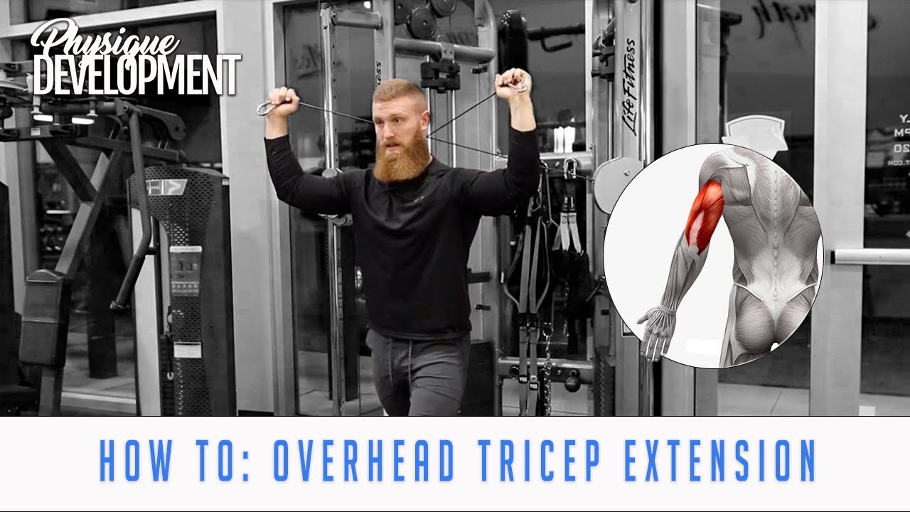 How To: Overhead Cross-Cable Tricep Extension (Long Head) - YouTube