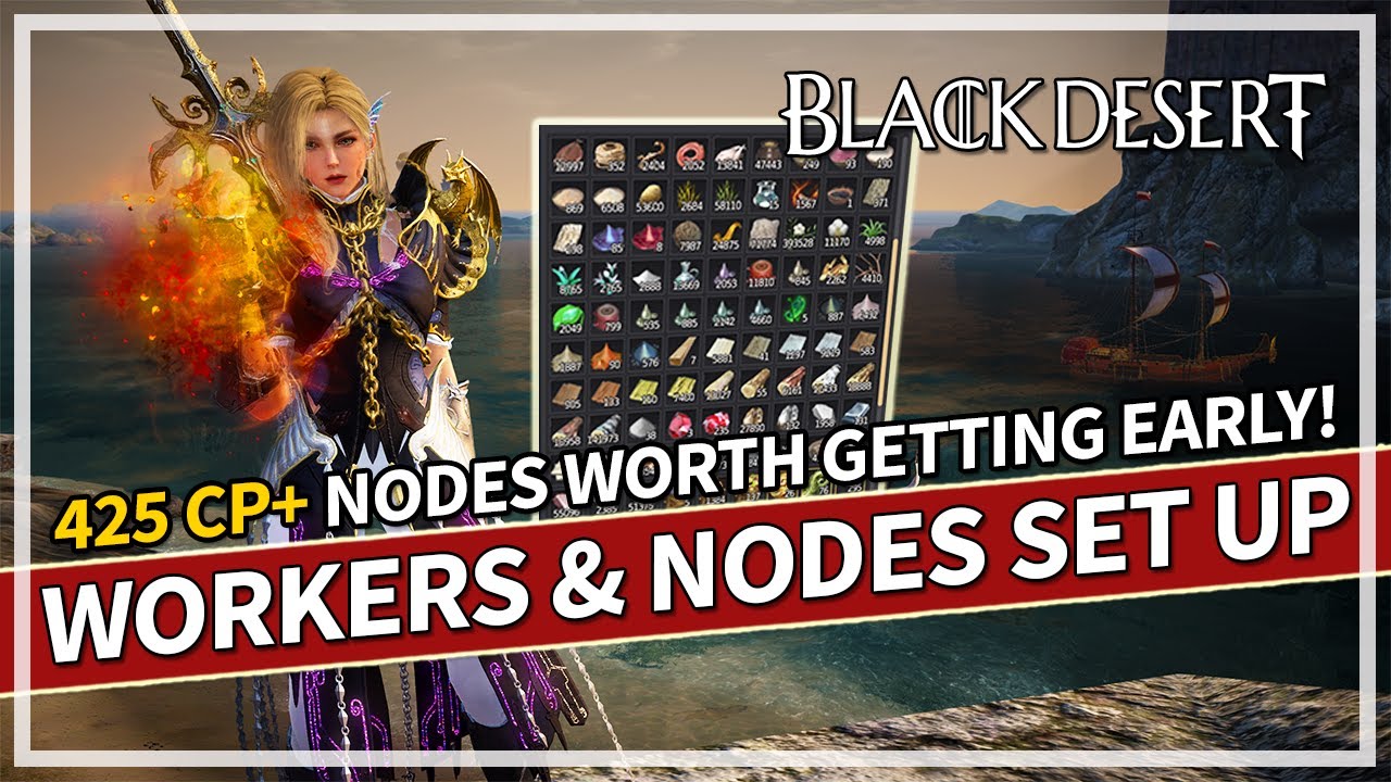 My Workers Nodes Set Up Guide For All Regions V2 Black Desert Youtube