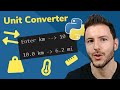 Unit Converter in Python | Unit Conversion with Python