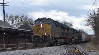 CSX ES44AH 3132 Leads Q582-29 on 1/1/22