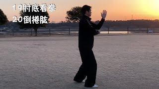 【陳式太極拳老架一路】第十九式肘底看拳第二十式倒捲肱laojiayilu  | TaijiShuren太極修練