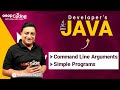 Command Line Arguments in Java | Simple Programs | Java for Developers | #Java #Lec10