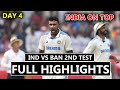 FULL HIGHLIGHTS INDIA VS BANGLADESH 2ND TEST DAY 4 FULL HIGHLIGHTS 2024 || IND VS BAN ||