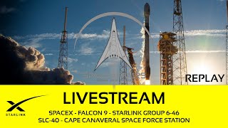 SpaceX - Falcon 9 - Starlink Group 6-46 - SLC-40 - Cape Canaveral SFS - March 26, 2024