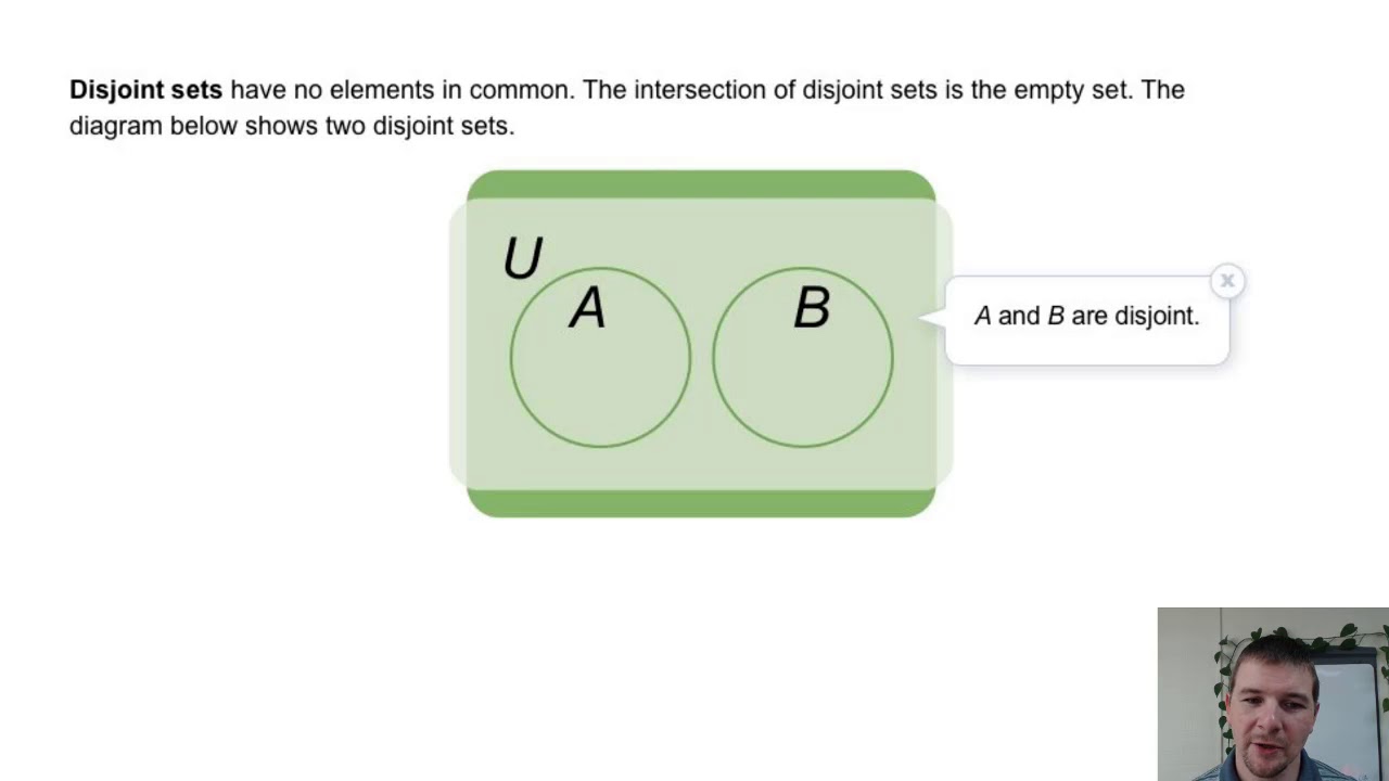 Algebra 1 3-8 Unions And Intersections Of Sets: Problem 2 ...