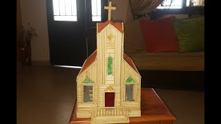 Tutorial Wood Craft : church