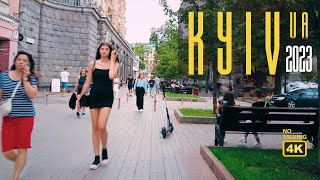 🔥Ukraine. Walking Through Kyiv's Most Expensive Locations | 4K Tour 2023🔥