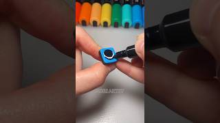 Drawing an OREO on my Keyboard with Posca Markers! ￼#shorts