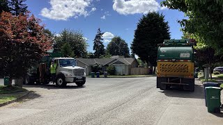 2 Of WM's Older ASL's Tackling Late Yardwaste+ WMX Cascades and Ft @wmtrucks4979