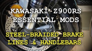 Essential Mods for the Kawasaki Z900RS - Part 5: Update on Brake Lines & Handlebars.